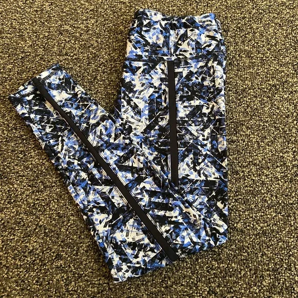 Lululemon Athletica Blue Abstract Leggings - Picture 14 of 15